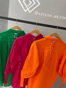 شومیز نخی (پشت بندی)