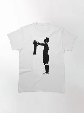 تیشرت ورزشی بارسلونا | تیشرت مسی طرح Lionel Messi against Bernabeu کد 144478