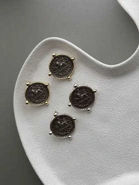 گوشواره سکه دو ریالی