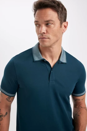 تیشرت یقه پولو مردانه اورجینال دیفکتو defacto