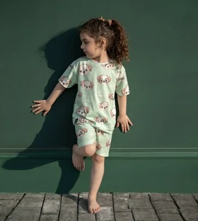 ست تیشرت و شلوار منزلی مادر و فرزند