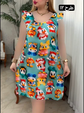 پیراهن نخی فرشته 3724