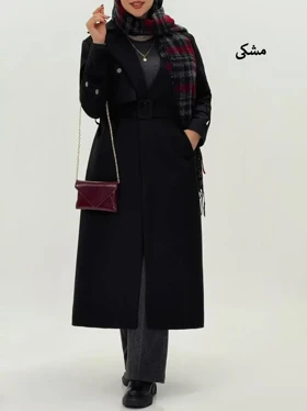 3545-بارانی آستردار هیوا