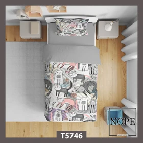 روتختی کودک طرح گربه ها مدل T5746