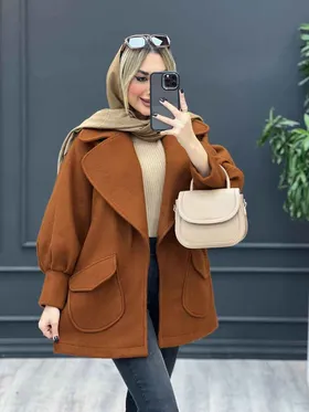 پالتو یقه انگلیسی دو جیب