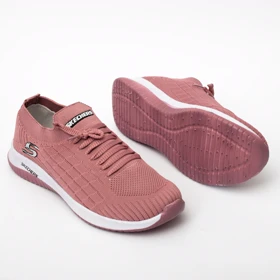 کفش کتانی اسکیچرز صورتی کد 294674