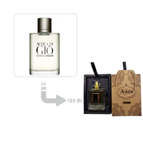 عطر ادکلن جورجیو آرمانی آکوا دی جیو مردانه 100 میل اشدی Giorgio Armani Acqua di Gio for Men Ashdi 100ml
