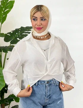 شومیز دو تیکه چیکا کد : 00620