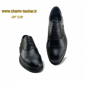 کفش مردانه رسمی چرم طبیعی کروکو کد 126