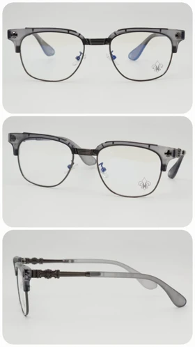 عینک آفتابی مردانه و زنانه کروم هارتز Chrome Hearts 9217 و عینک شب کد 21293س