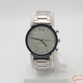 ساعت مچی مردانه امپاور Empower تمام استیل با موتور کوارتز (نقره ای)