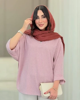مانتو پانچ راه راه