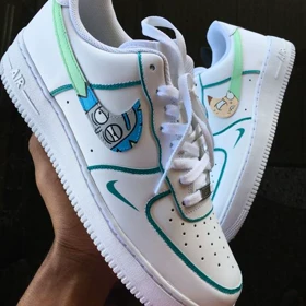 کفش اسپرت ایرفورس | کاستوم کتانی air force طرحRick and Morty نایک nike کد 160579