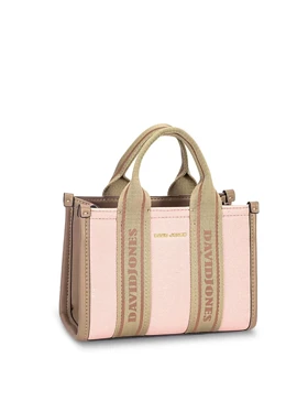 کیف دوشی زنانه دیوید جونز مدل CM7459 (صورتی روشن)