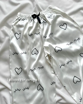 تاپ و شلوارک راحتی ساتن