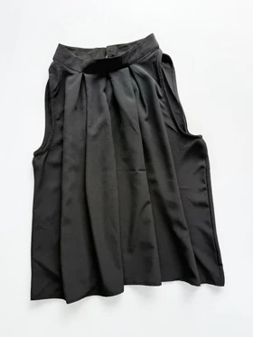 تاپ یقه سه سانت پلیسه