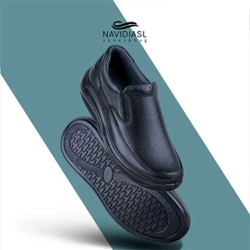 کفش مردانه چرم اداری و روزانه طبی کد 7020013