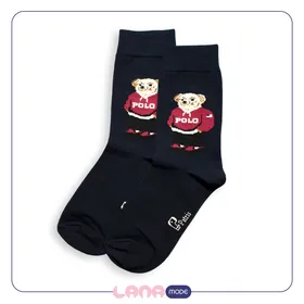 جوراب ساق‌دار نانو پاتریس Patris Socks طرح تدی در دو رنگ