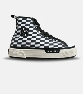 کفش اسنیکرزساق‌دار Amiri Checkered