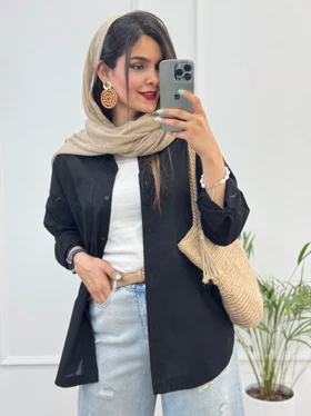 مانتو لینن وارداتی شاپرک