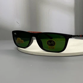 عینک آفتابی ری‌بن با فریم فلزی و لنز شیشه سنگ UV400 Ray-Ban