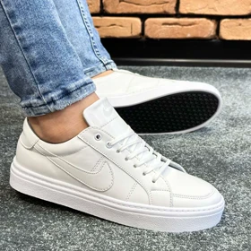 کفش کتانی اسپرت مردانه رنگ سفید مدل نایک NIKE AIR FORCE