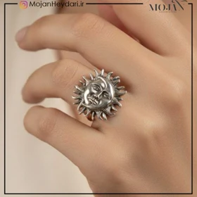 انگشتر ورشو طرح خورشید زنانه کدv723
