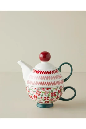 ست قوری English Home مدل Country Bloom New Bone China