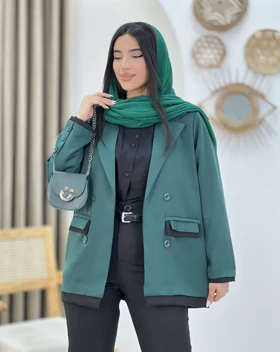 کت و شلوار ترکیبی آسمان(72)کد:4954