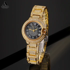 ساعت کارتیه بالن بلو Cartier Ballon Bleu Full Diamond-27