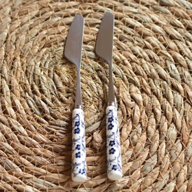 کارد کره خوری دنی هوم گل آبی/ s68