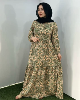 پیراهن فلور خشت 6108