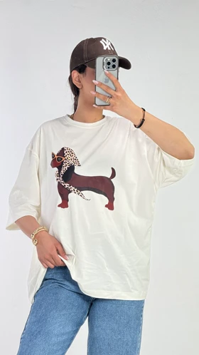 تیشرت چاپی Dog کد 1400245