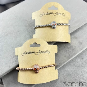 دستبند مدل اسکلت نگین‌دار 40215