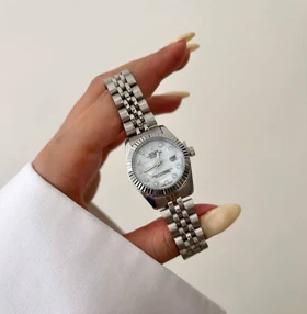 ساعت زنانه رولکس صفحه صدفی