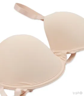 سوتین دکلته Neev نیو کاپ‌دار فنردار پرسی میکروفایبر کد Line 2055 کرم Cream