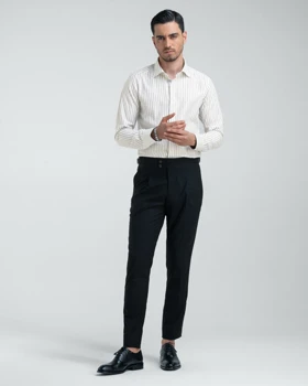 ام کی کالکشن پیراهن آستین بلند mk-1683-cream