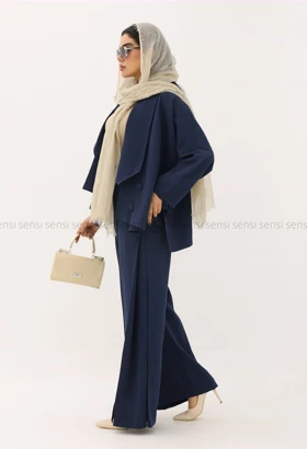 ست کت شلوار پشت چاک کد1005376