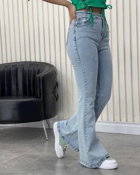 شلوار دمپا گشاد(بوت کات) برفکی سوپرکش ترک