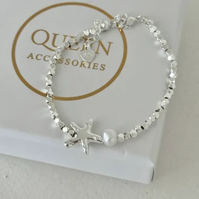 دستبند زنانه ستاره ظریف کد 713