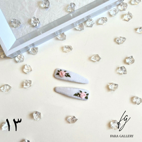گیره تق تقی گلدوزی شده