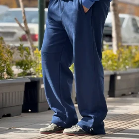 شلوار جاگر سرمه‌ای 153