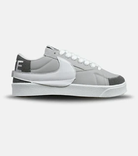 کفش نایک مردانه و زنانه طوسی سفید Nike Blazer Low 77 Jumbo