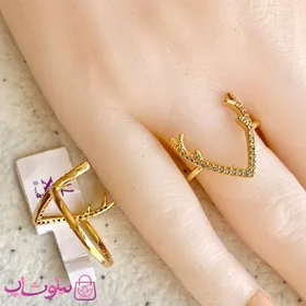 انگشتر دخترانه YSX مدل گوزن طلایی
