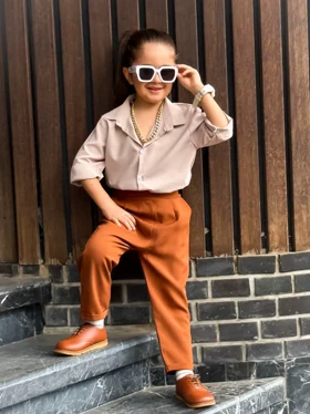 شومیز و شلوار پسرانه مجلسی بچگانه