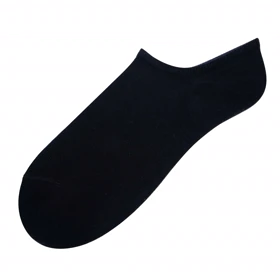 جوراب جوپا زیر قوزکی ساده - سیاه ساده