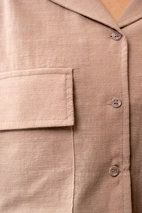 شومیز بیسیک کراپ زنانه