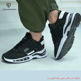 کفش کتانی گوچی مشکی سفید T
