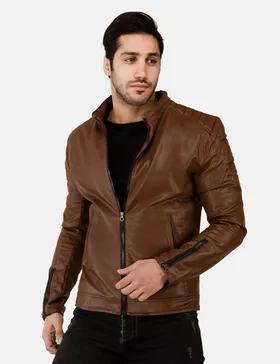 کاپشن چرمی مردانه Benson