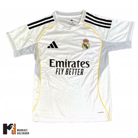 کیت فوتبالی رئال مادرید سفید اصلی کد 2014764